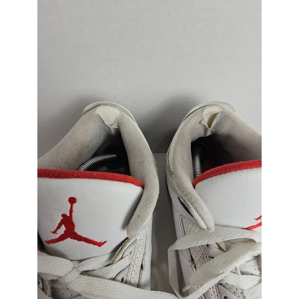 2017 Nike Air Jordan 3 Retro White Red Black 923096-101 Size 12